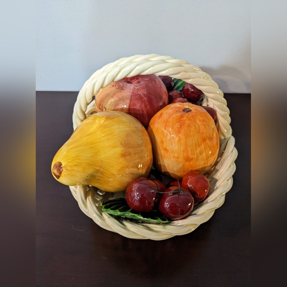 Italian ceramic fruit bowl - Picture 2 of 11